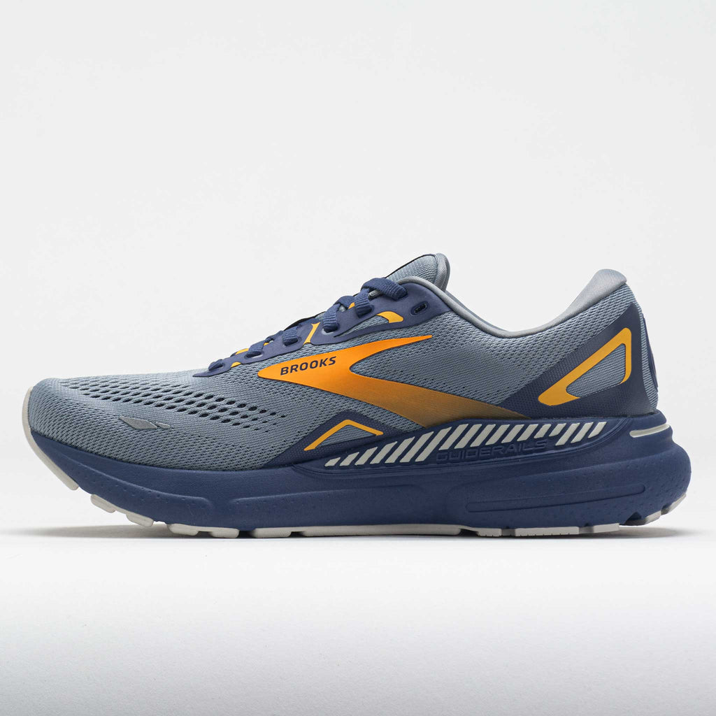 Brooks Adrenaline GTS 23 Men's  Grey/Crown Blue/Orange