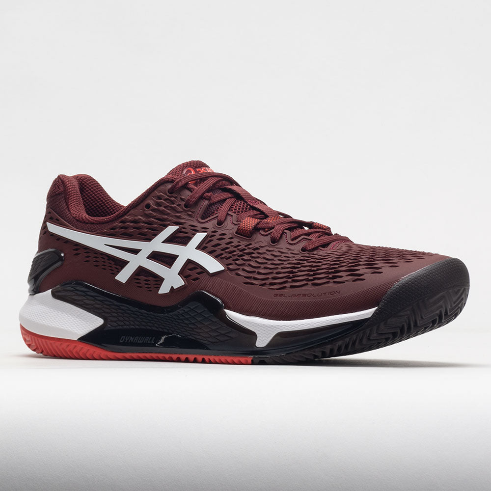 ASICS GEL-Resolution 9 Clay Men's  Antique Red/White