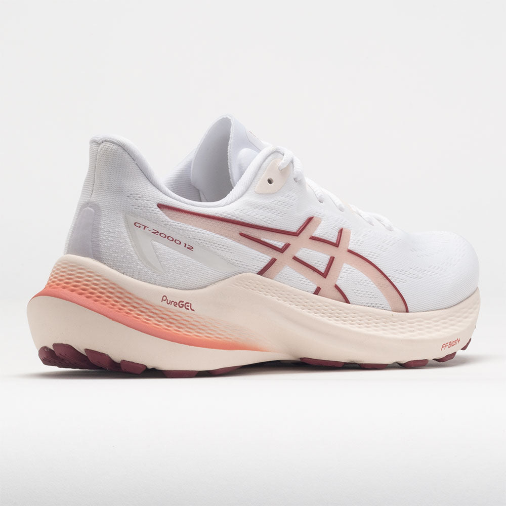 ASICS GT-2000 12 Women's  White/Light Garnet